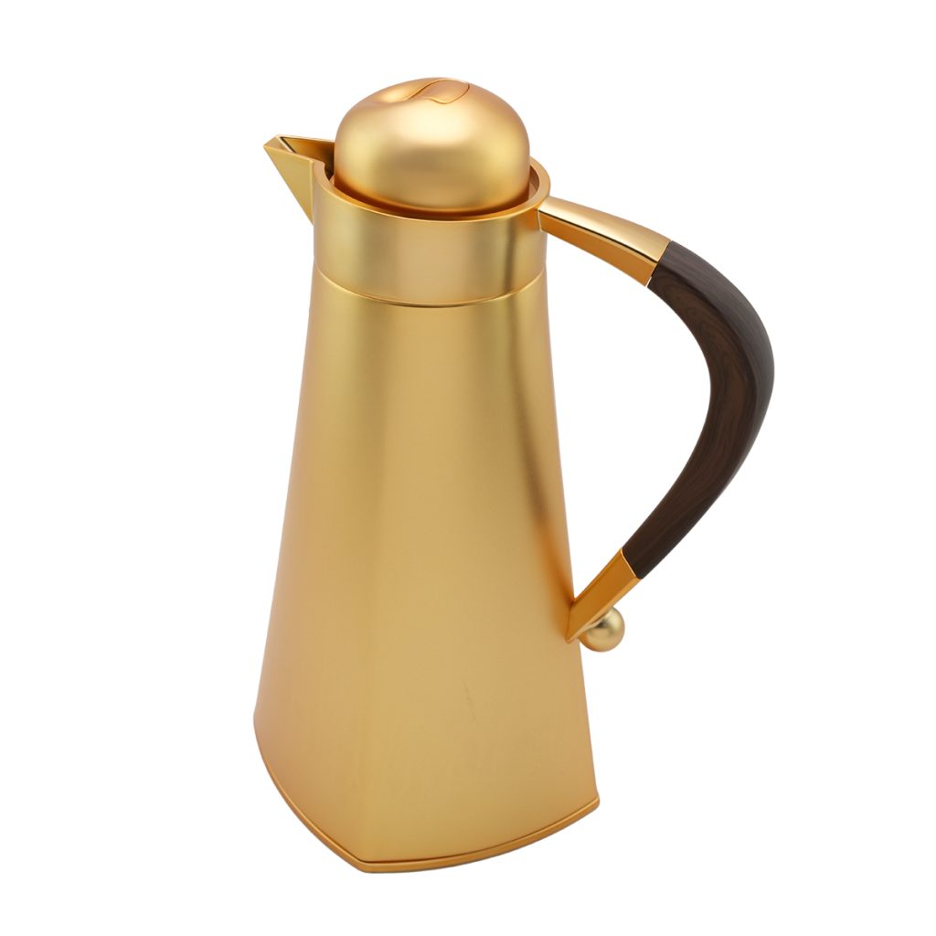 Modern Tea & Coffee Vacuum Flask Set 2Pcs 1.75L Gold Mat - 019 02