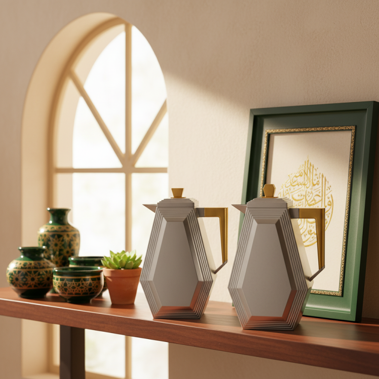 Geometric Tea & Coffee Vacuum Flask Set 2Pcs 1.4L — Home Entertaining