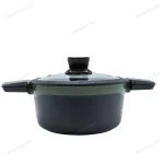 Granite Non-Stick Casserole Olive Green 20 cm
