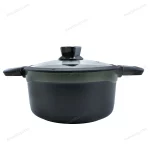 Granite Non-Stick Casserole Olive Green 24 cm