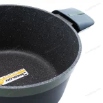 Granite Non-Stick Casserole Olive Green 24 cm — view 3