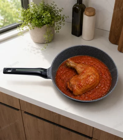Granite Non-Stick Fry Pan Olive Green 29 cm — view 4