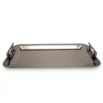 Modern Luxury Stainless Steel Serving Tray — view 3
