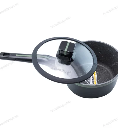 Olive Green Granite Non-Stick Sauce Pan 20 cm — view 2