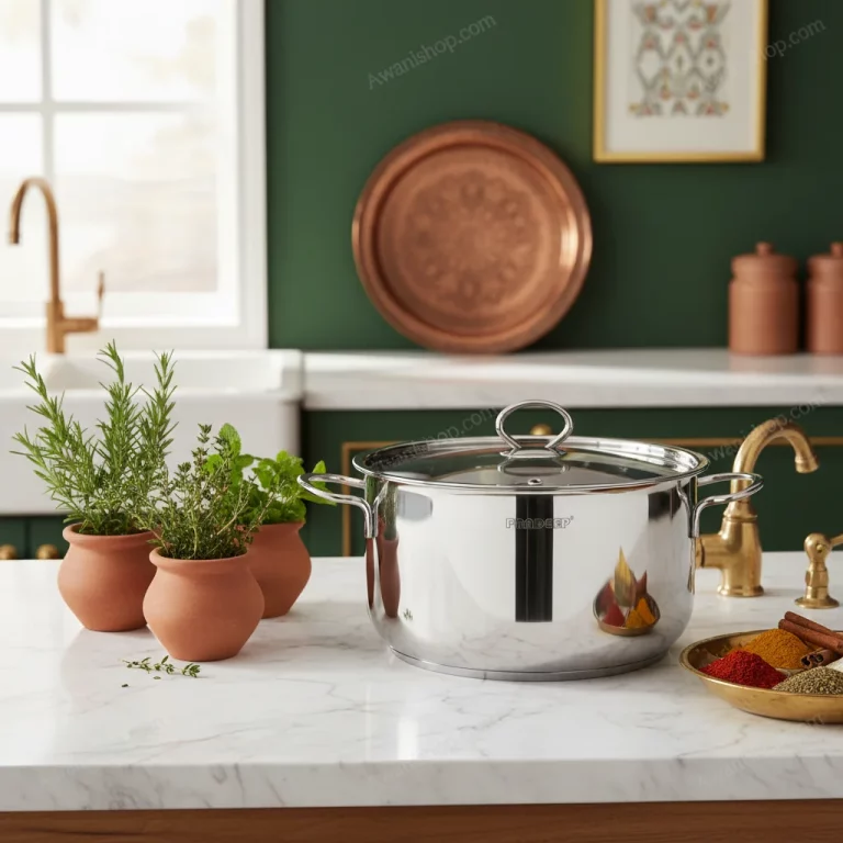 Stainless Steel Cookpot — Gourmet Cooking Adventures