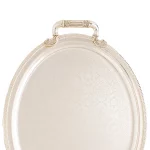 Stainless Steel Oval 3 Pieces Tray Set — view 4