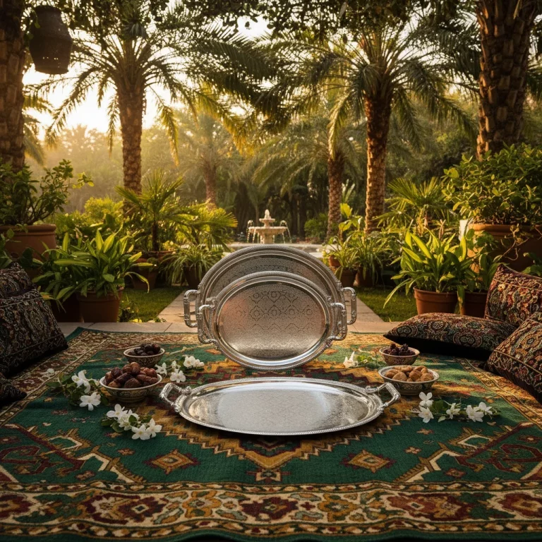 Stainless Steel Oval 3 Pieces Tray Set — Outdoor Gatherings