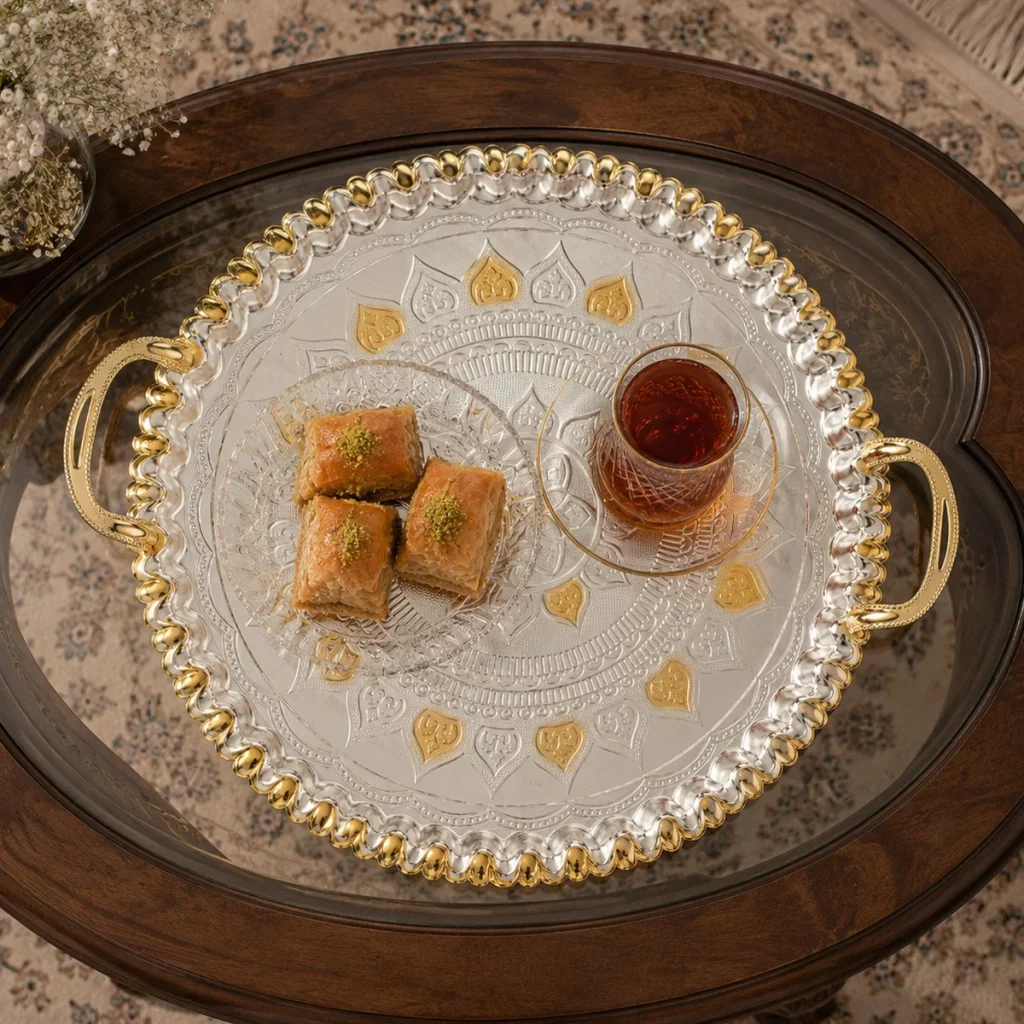 Stainless Steel Round Tray — view 2