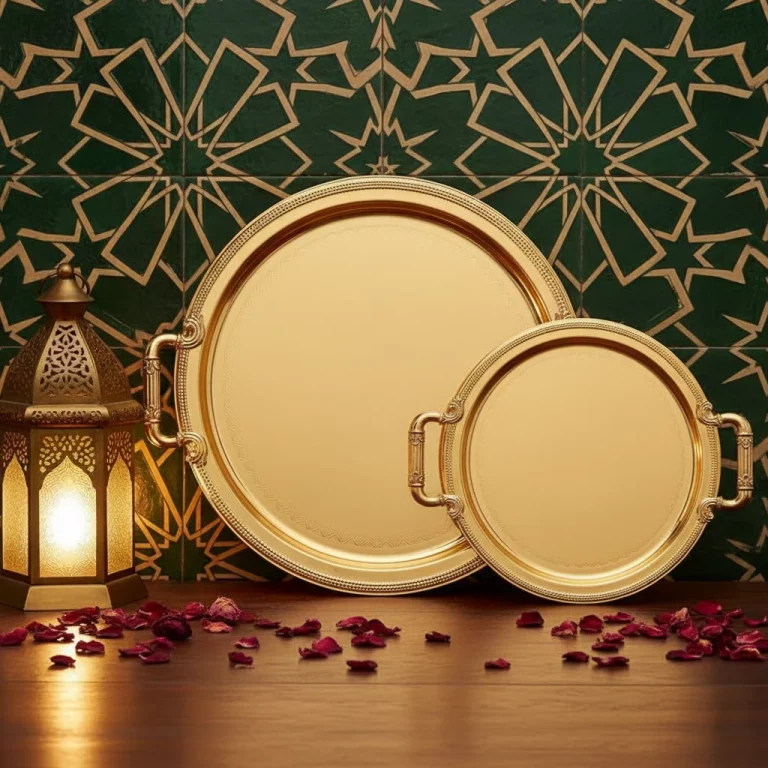 Stainless Steel Round 3 Pieces Tray Set — Corporate Events