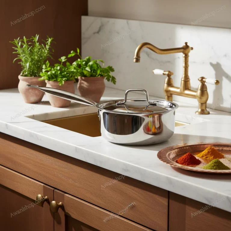 Stainless Steel Saucepan — Hearty Family Meals