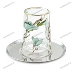 Tea and Coffee Set with Steel Saucer 18 Pcs — view 2
