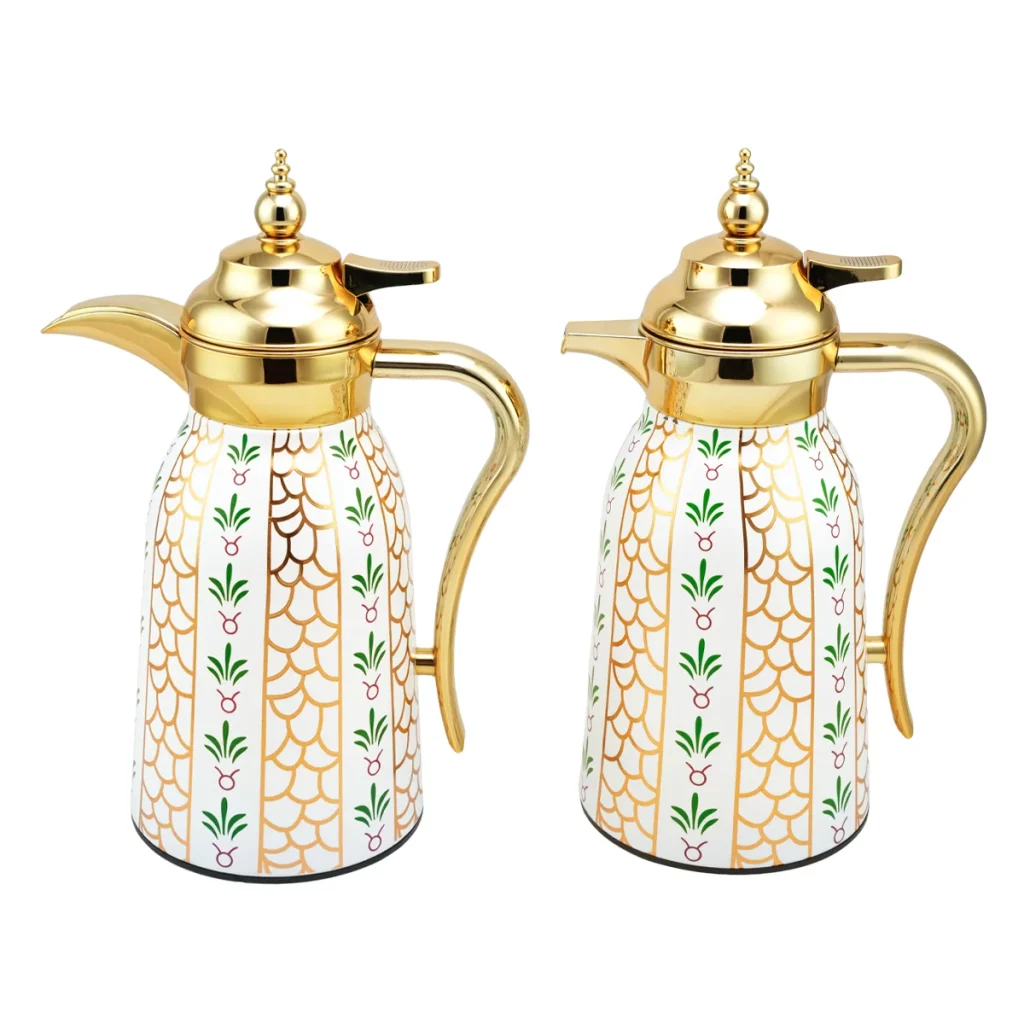 Traditional Arabic Flask Set 2Pcs 2L