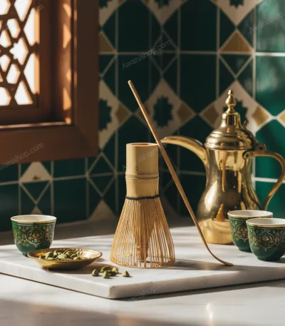 Bamboo Matcha Whisk and Scoop Set – 2 Piece — Morning Ritual Transformation