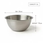 Bhalaria Stainless Steel Mixing Bowl — view 4