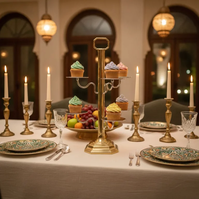 Carousel Cupcake and Dessert Stand — Artistic Dessert Buffet Highlight