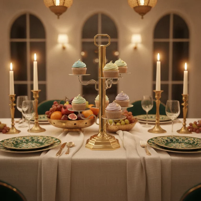 Carousel Cupcake and Dessert Stand — Elegant Afternoon Tea Display