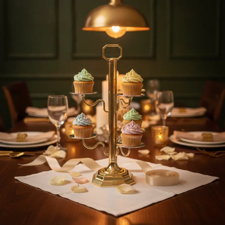 Carousel Cupcake and Dessert Stand — Luxurious Dessert Presentation