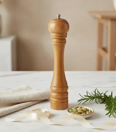 Classic Wooden Salt and Pepper Grinder Mill — Elegant Gift Giving