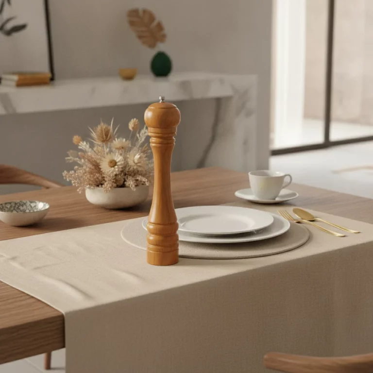 Classic Wooden Salt and Pepper Grinder Mill — Sophisticated Table Settings
