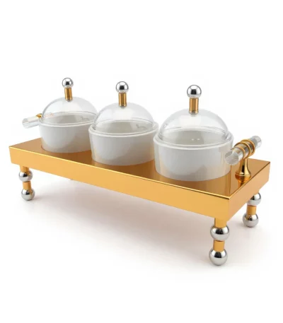 3-Compartment Nuts and Sweets Server