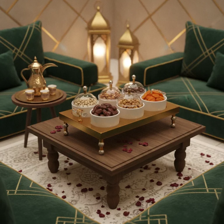 6-Compartment Nuts and Sweets Server — Festive Holiday Buffet Accent