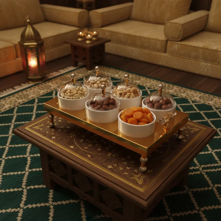 6-Compartment Nuts and Sweets Server — Lavish Afternoon Tea Ceremony
