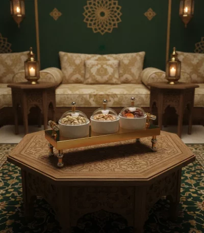 3-Compartment Nuts and Sweets Server — Refined Corporate Events