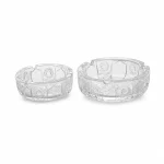 Crystal-Cut Glass Ashtray — view 2