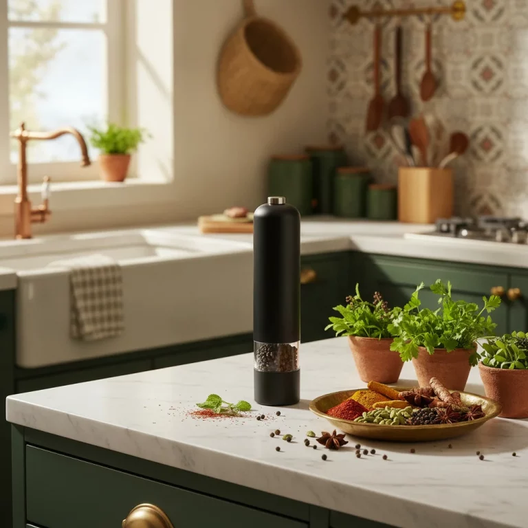 Electric Battery-Operated Salt and Pepper Grinder — Minimalist Kitchens