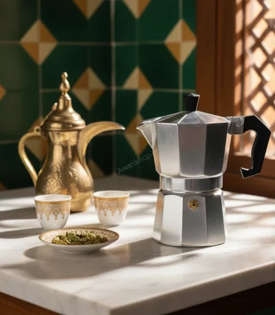 Espresso Moka Pot 200ml – Silver — Morning Rituals Elevated