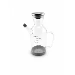 Glass Oil Dispenser Cruet with Protective Silicone Base