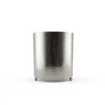 Hammered Metal Tissue Box & Waste Bin Set — view 11