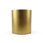 Hammered Metal Tissue Box & Waste Bin Set — view 5