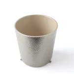 Hammered Metal Tissue Box & Waste Bin Set — view 7