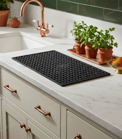 Homestia Food-Grade Silicone Bar Mat 30×15cm — Dining Table Protector