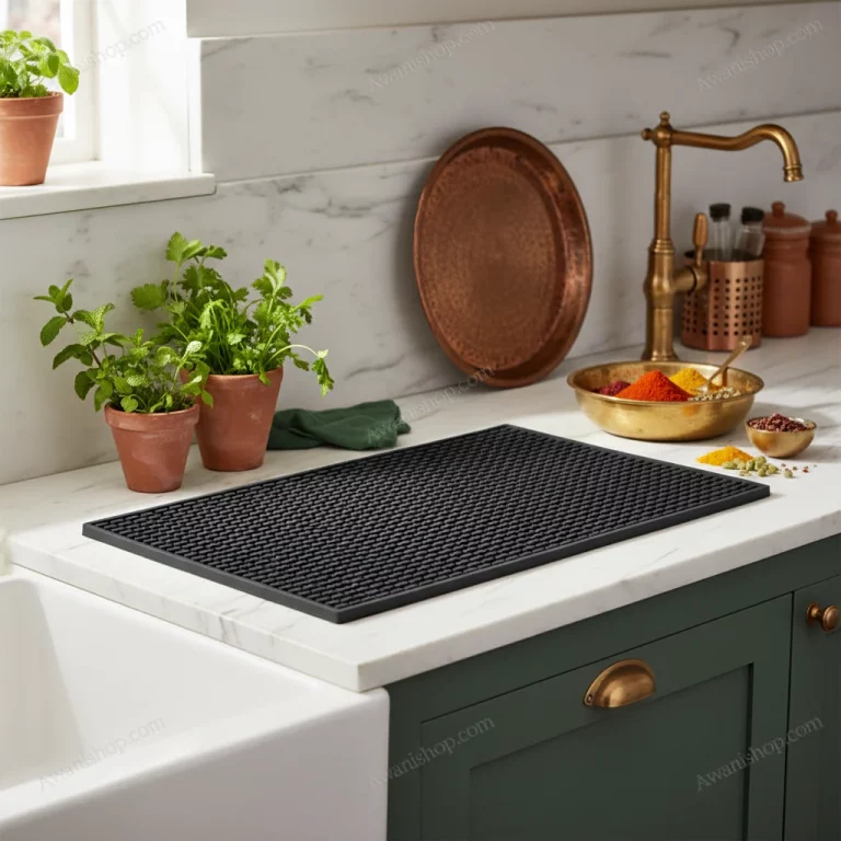 Homestia Food-Grade Silicone Bar Mat 45×30cm — Kitchen Counters
