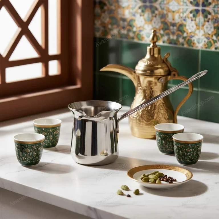 Korkmaz Turkish Coffee Pot – Stainless Steel Cezve — Morning Ritual Enhancer