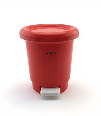 Limon Cylindrical Pedal Waste Bin — view 2