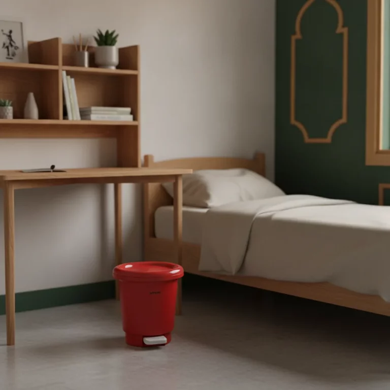 Limon Cylindrical Pedal Waste Bin — Student Dormitories