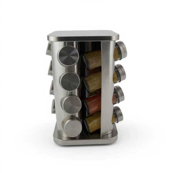 Mika Home 16-Piece Revolving Spice Carousel Rack
