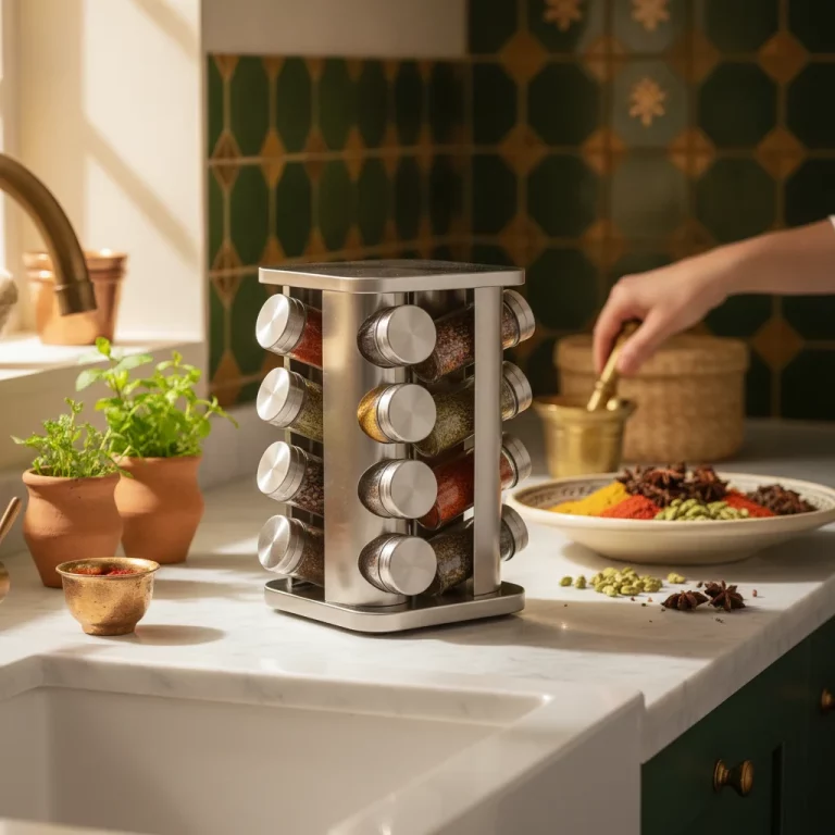 Mika Home 16-Piece Revolving Spice Carousel Rack — Home Chefs