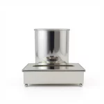 Mirror-Finish Metal Tissue Box & Waste Bin Set — view 4