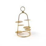 Modern Minimalist Gold Cupcake Stand