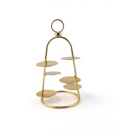 Modern Minimalist Gold Cupcake Stand