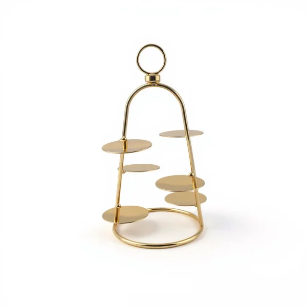 Modern Minimalist Gold Cupcake Stand
