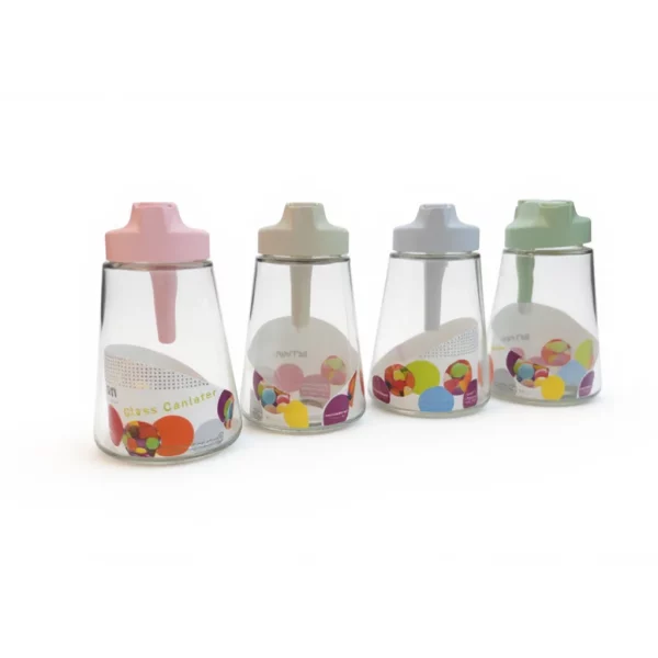 Pastel Glass Sugar Dispenser