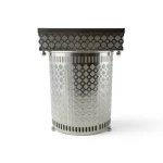 Perforated Metal Tissue Box & Waste Bin Set — view 7