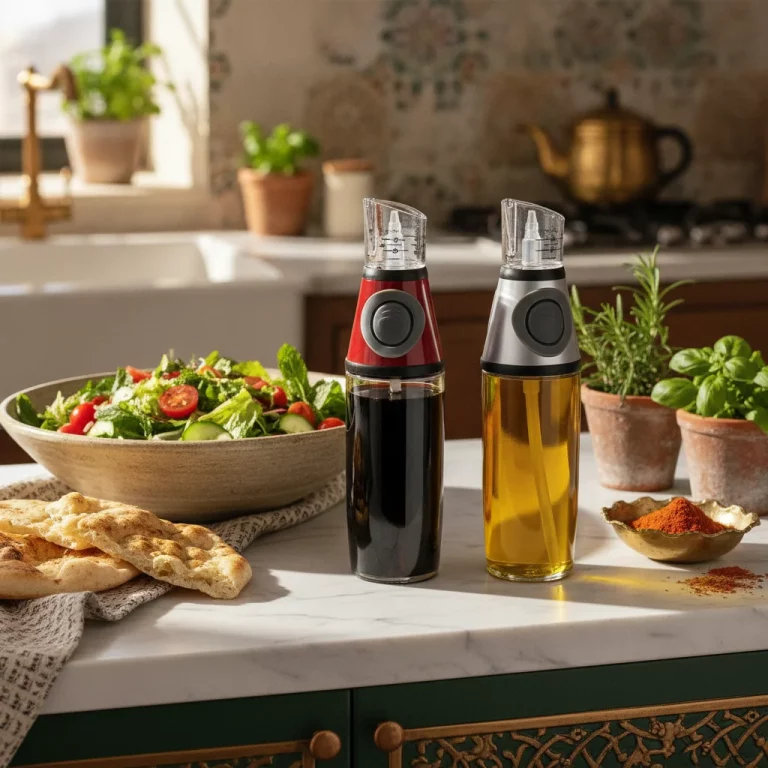 Press and Measure Oil and Vinegar Dispenser — Modern kitchen decor