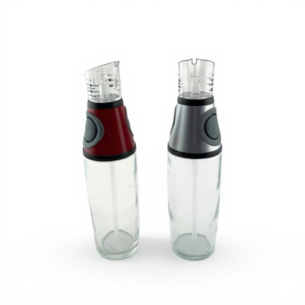 Press and Measure Oil and Vinegar Dispenser