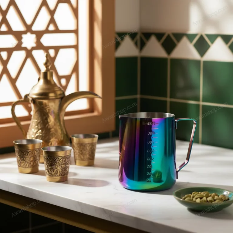 Rainbow Stainless Steel Milk Frothing Pitcher 900ml — Perfect Morning Routine